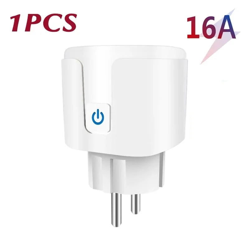Enchufe Inteligente WiFi 16A/20A con Monitor de Energía | Compatible con Alexa y Google Home
