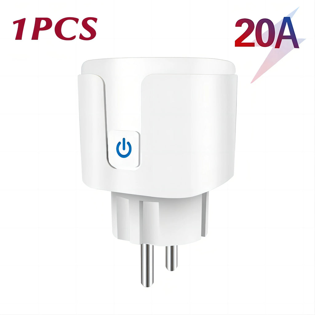 Enchufe Inteligente WiFi 16A/20A con Monitor de Energía | Compatible con Alexa y Google Home