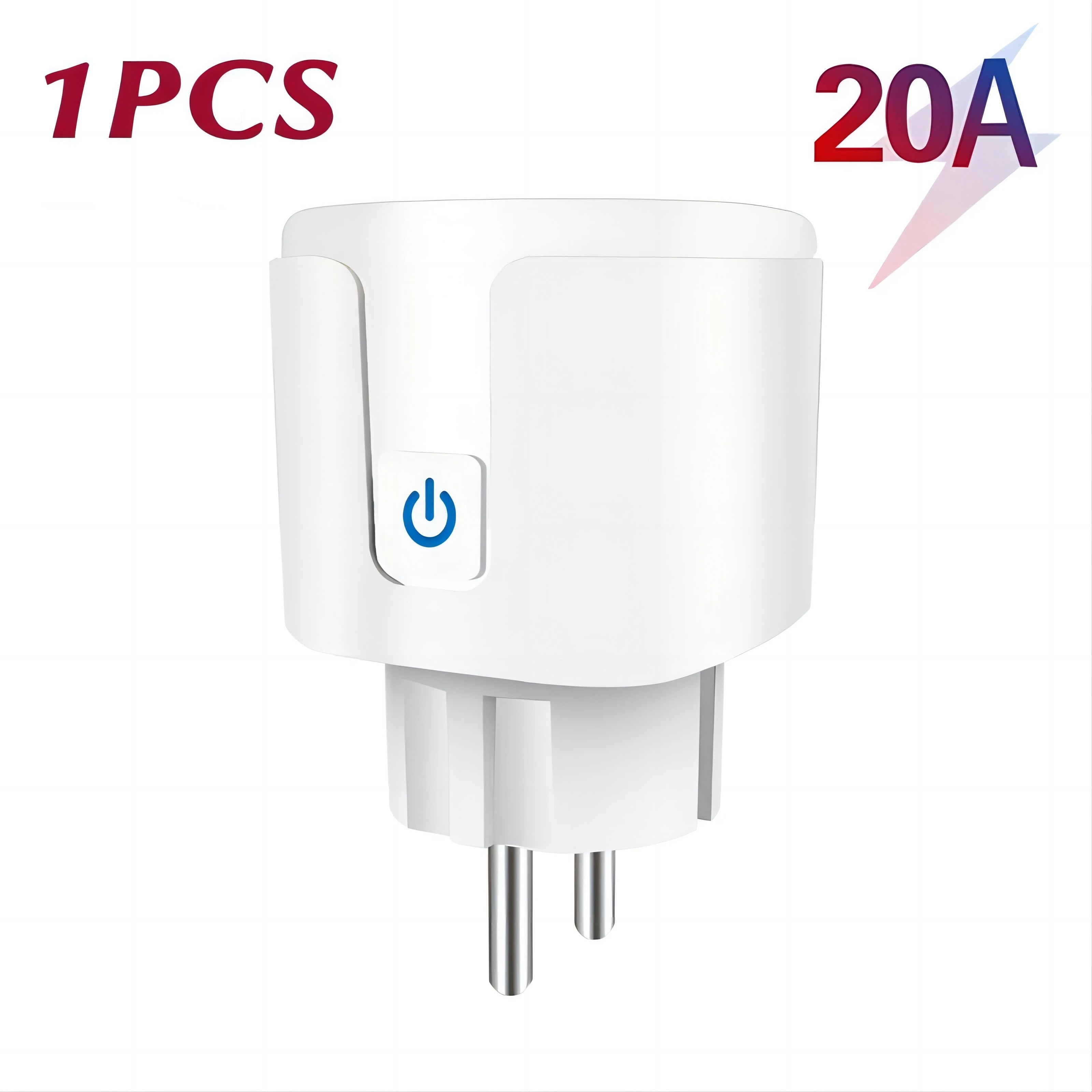 Enchufe Inteligente WiFi 16A/20A con Monitor de Energía | Compatible con Alexa y Google Home